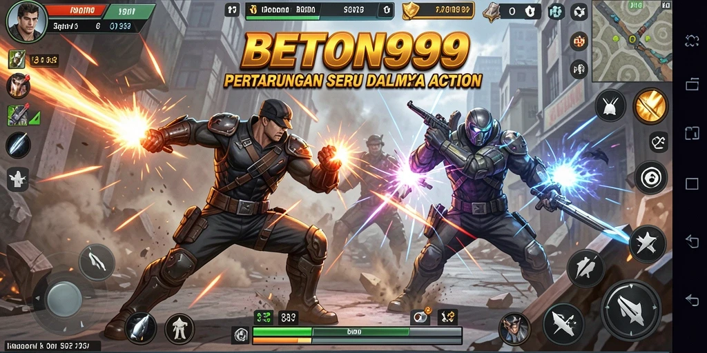 Tampilan aksi seru dalam permainan BETON999 yang menegangkan.