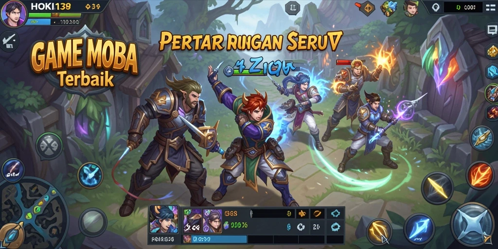 Tampilan gameplay seru dan dinamis dalam HOKI138 dengan karakter unik.