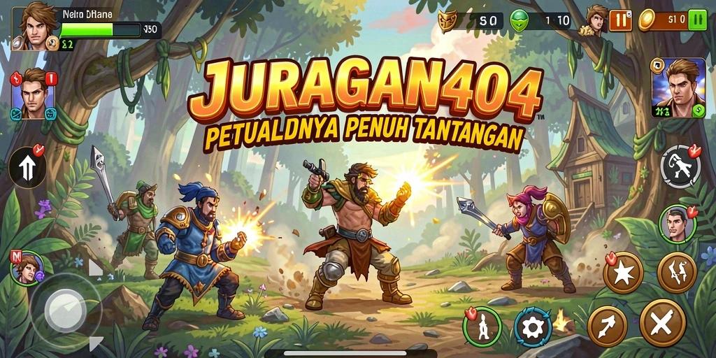 Screenshot JURAGAN404 menunjukkan pemain menjelajahi gua misterius dengan grafis yang menakjubkan.
