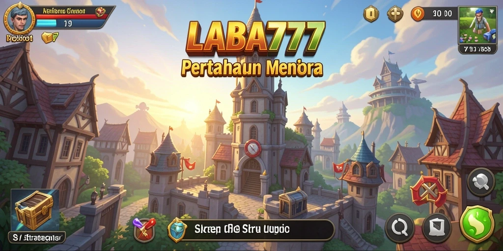 Tangkapan layar LABA777 menampilkan aksi seru dalam gameplay Tower Defense.