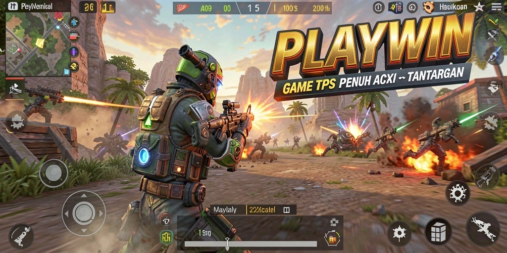 Gameplay intens dan mendebarkan dalam <strong>PLAYWIN</strong> yang menampilkan pertempuran seru.