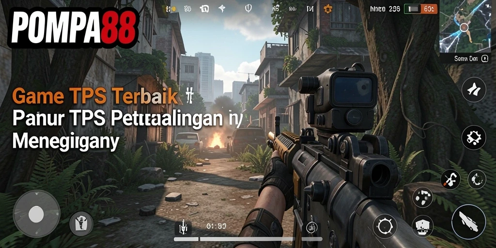 Gameplay seru POMPA88 dengan aksi menegangkan di arena pertempuran.