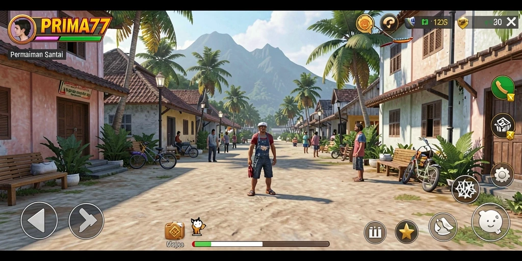 Screenshot PRIMA77 menampilkan aksi gameplay yang seru dan menghibur.