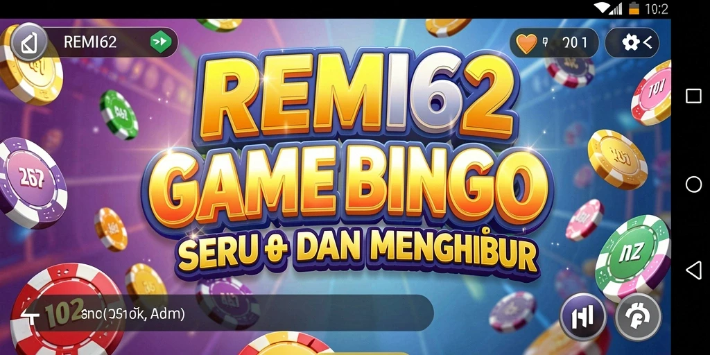 Tampilan gameplay seru dari aplikasi Bingo REMI62.