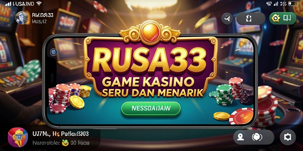 Screenshot RUSA33 menampilkan gameplay kasino yang memukau dan interaktif.