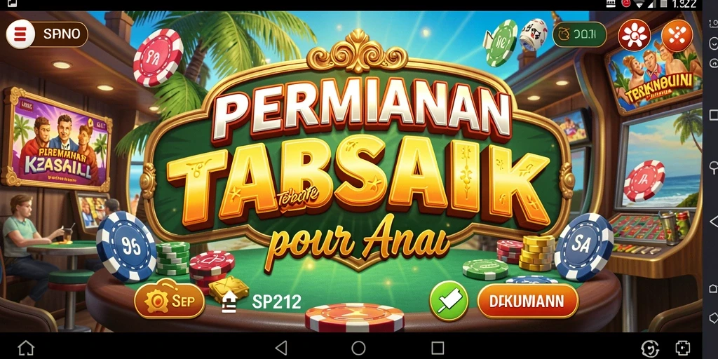 Tampilan gameplay SP212 yang menakjubkan dengan berbagai pilihan permainan Kasino.