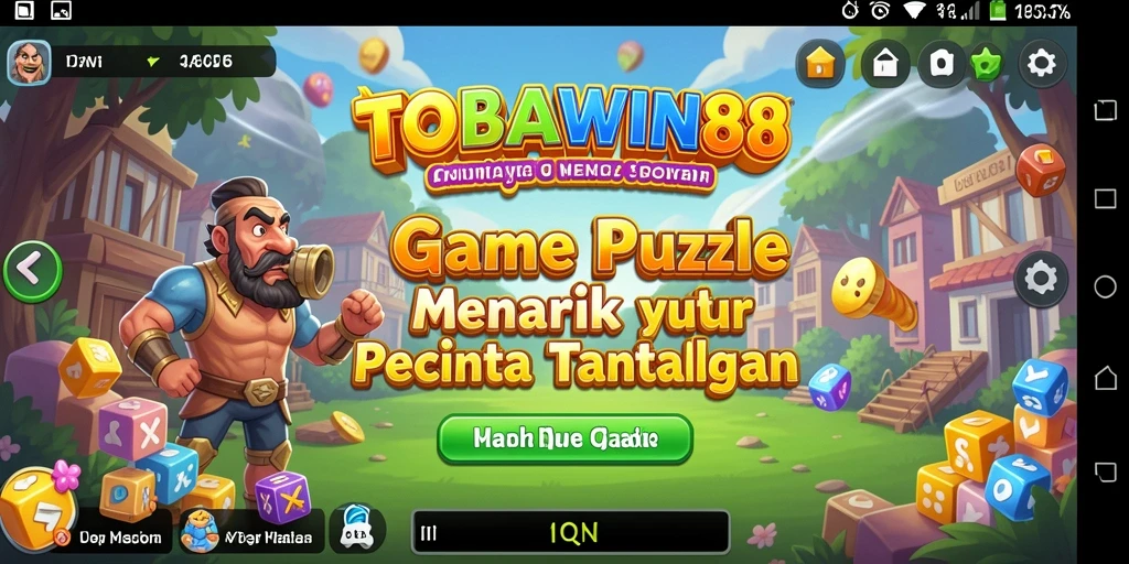 Tampilan gameplay seru dan penuh tantangan dari TOBAWIN88.