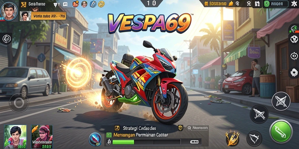 Tangkapan layar menampilkan gameplay seru VESPA69 dengan strategi yang mendebarkan.