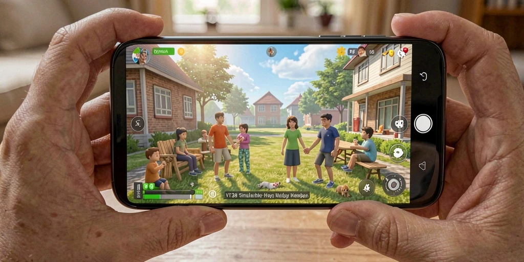 Tangkapan layar VT38 menunjukkan gameplay simulasi yang menarik.