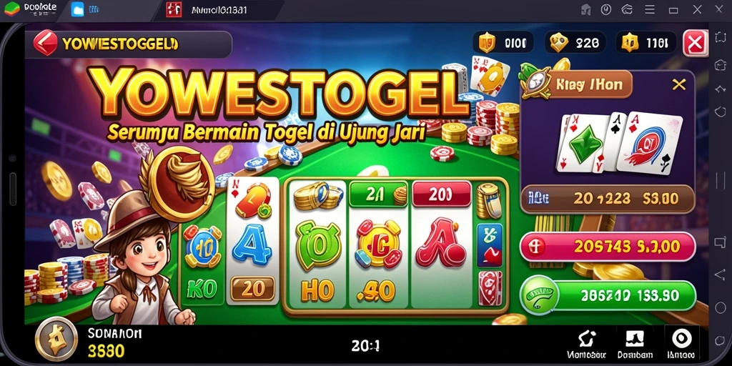 Tampilan gameplay seru dan interaktif di YOWESTOGEL.